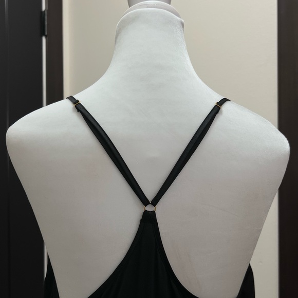 NWT Victoria’s Secret Size L Black Cecile Modal Camisole front silky/back modal - Picture 11 of 13